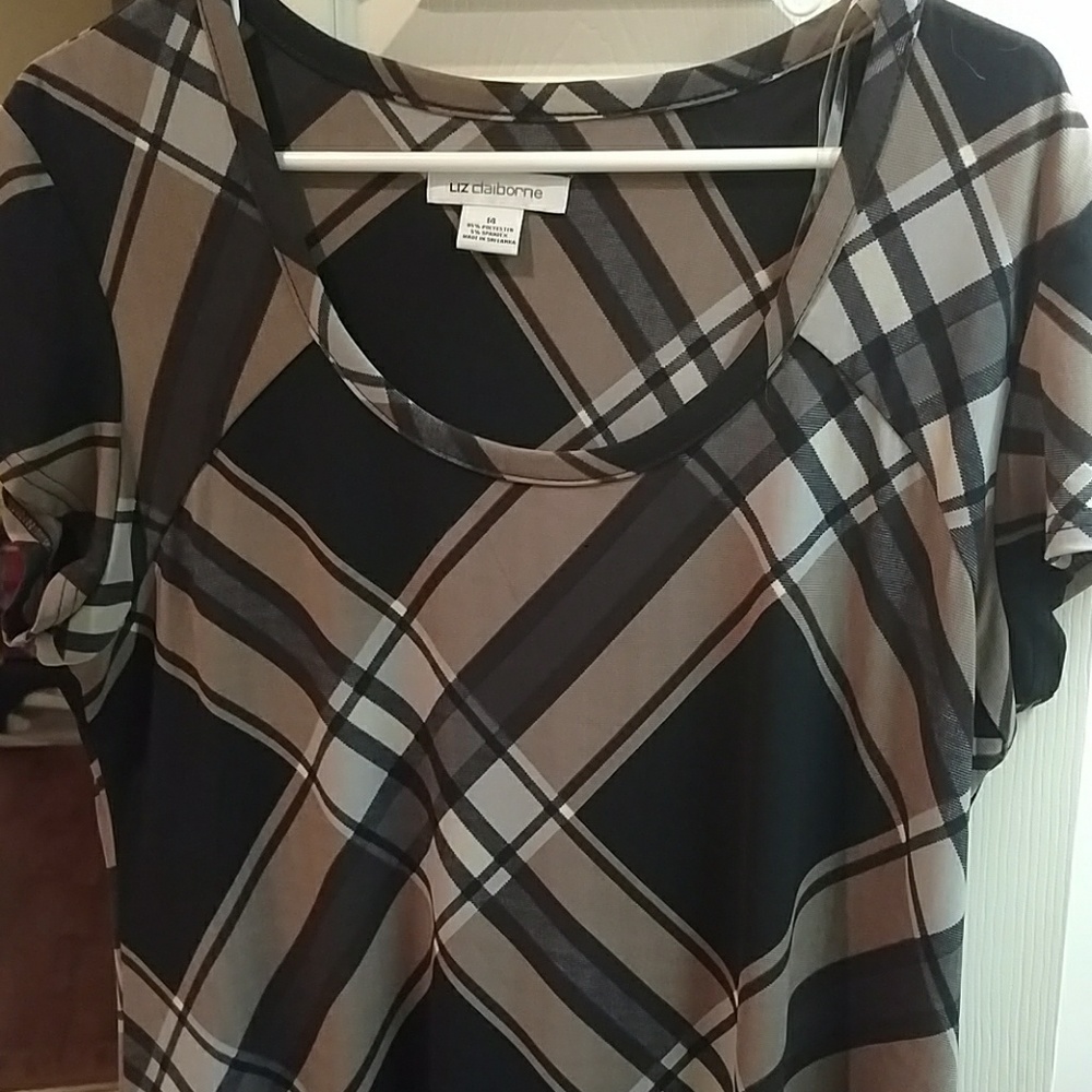 Liz claiborne flutter sleeve dress.